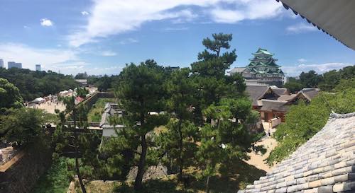 櫓から名古屋城